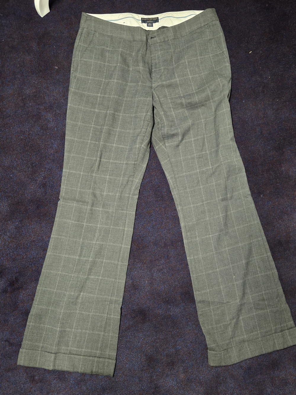 The Limited Gray Plaid Dress Pants for Women